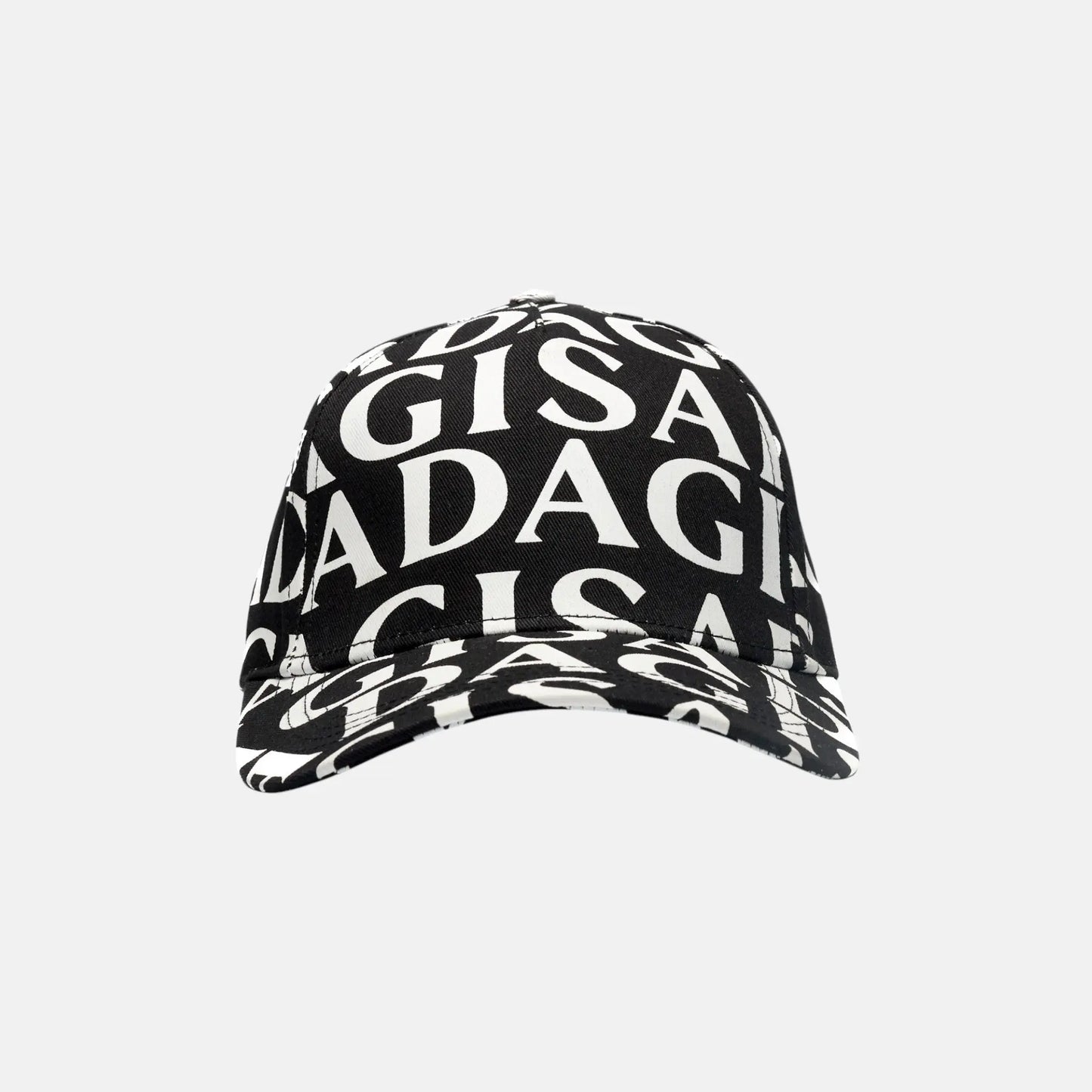 Cotton Twill Baseball Cap Gisada Allover Digital Print - Gisada.com