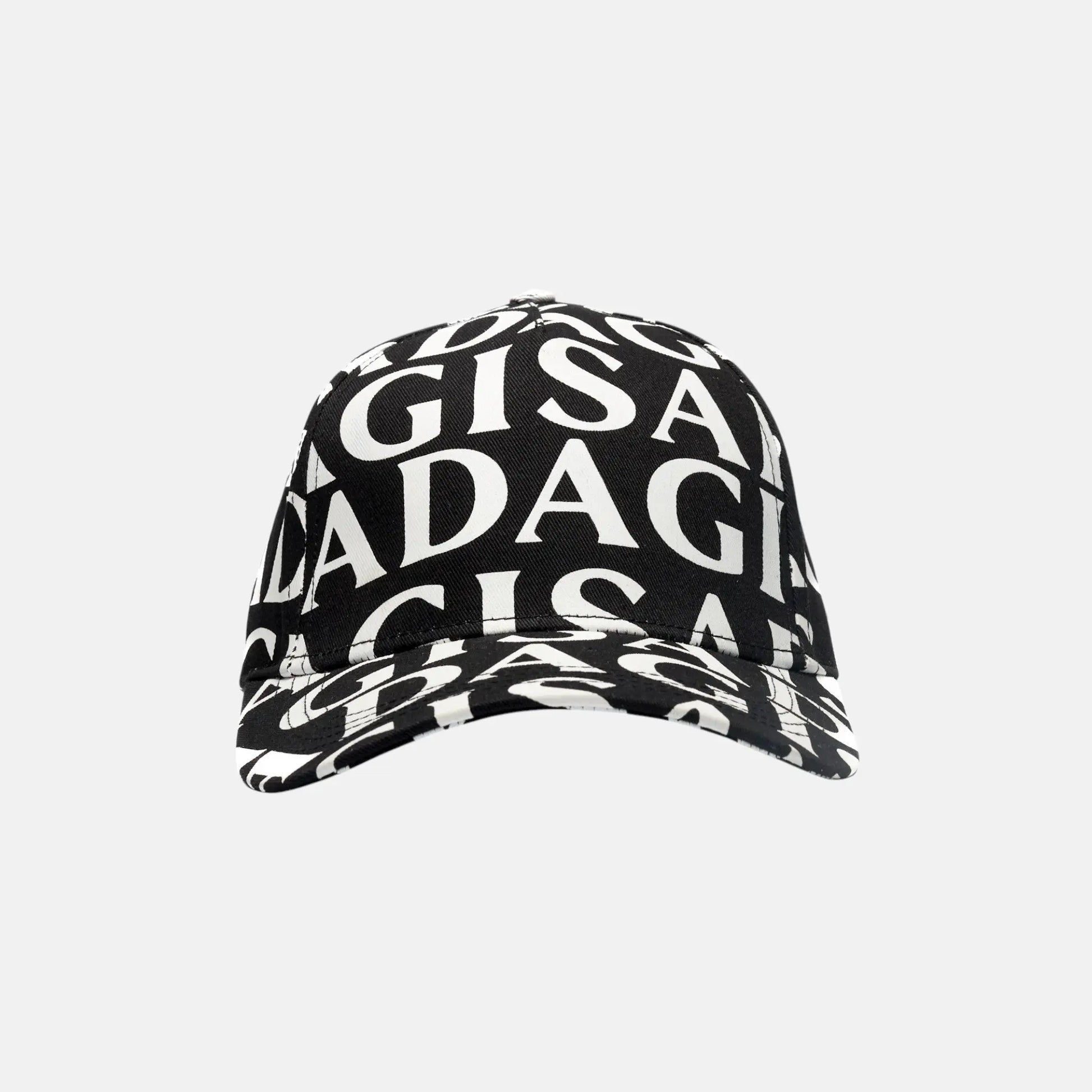Cotton Twill Baseball Cap Gisada Allover Digital Print - Gisada.com