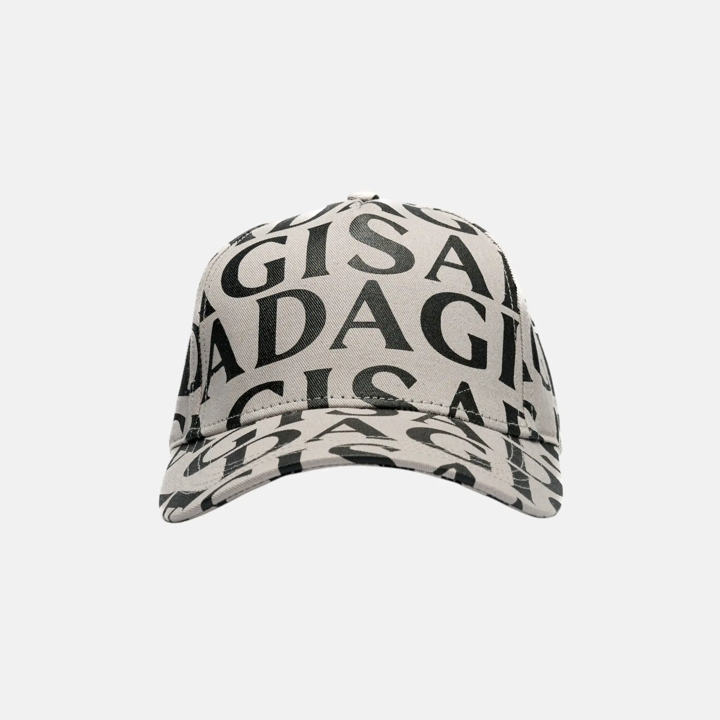 Cotton Twill Baseball Cap Gisada Allover Digital Print - Gisada.com