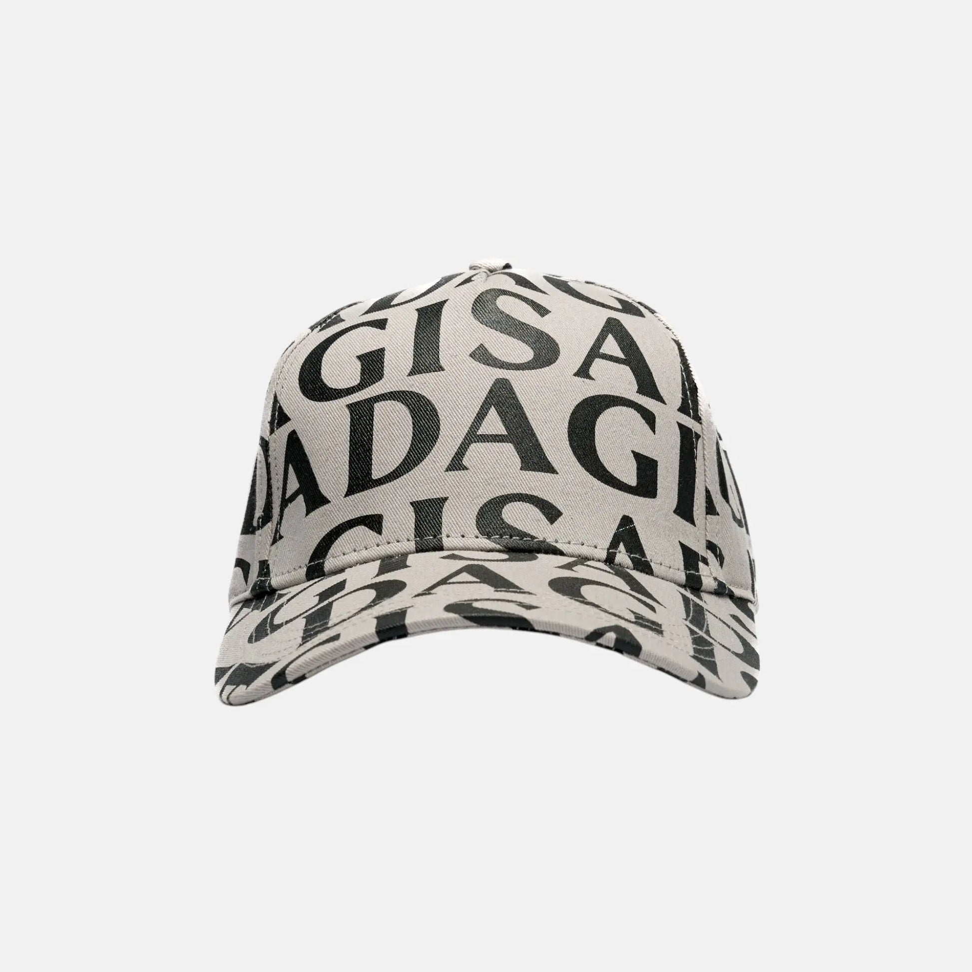 Cotton Twill Baseball Cap Gisada Allover Digital Print - Gisada.com