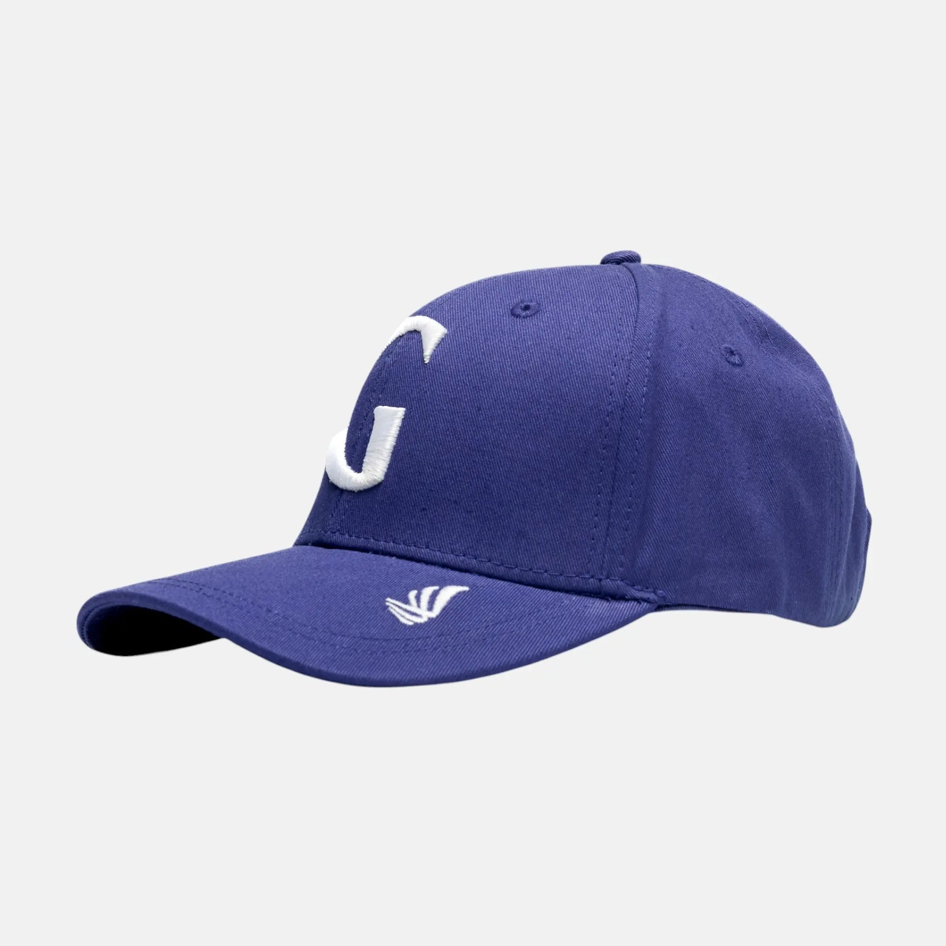 Cotton Twill Baseball Cap with 3D Embroidered "G" and Wing - Gisada.com