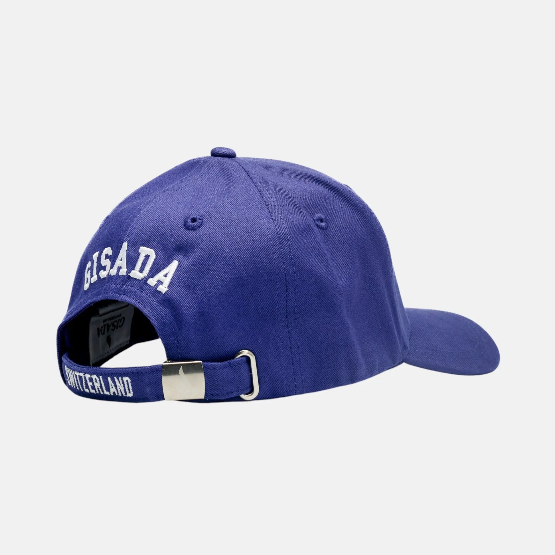 Cotton Twill Baseball Cap with 3D Embroidered "G" and Wing - Gisada.com