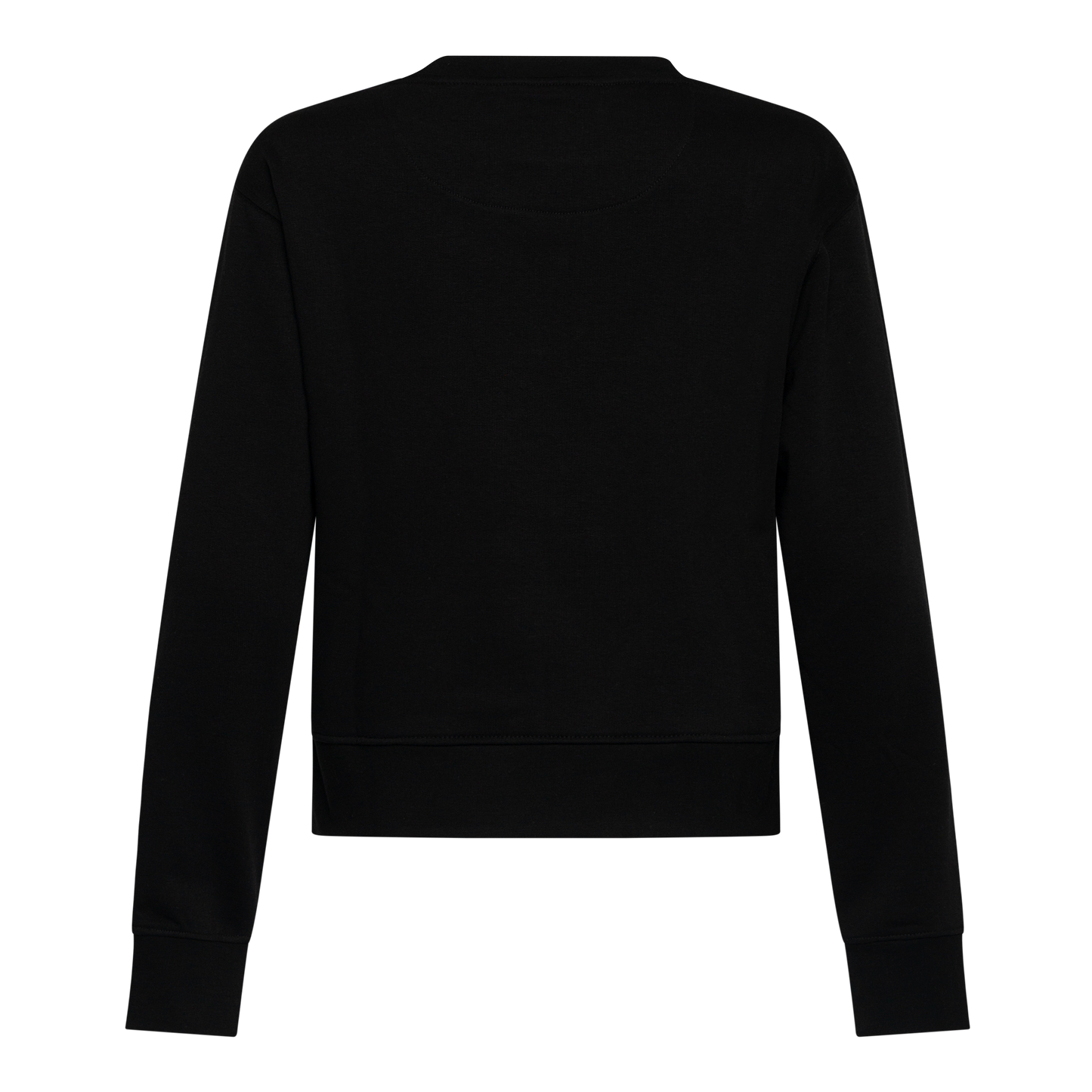 Crop Fit Sweatshirt in Midweight Cotton with Puff Print Gisada Sweatshirt