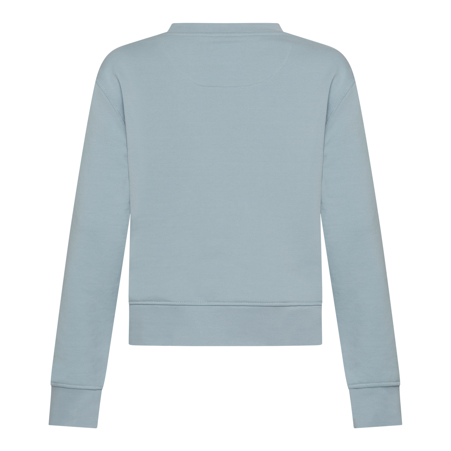 Crop Fit Sweatshirt in Midweight Cotton with Puff Print Gisada Sweatshirt
