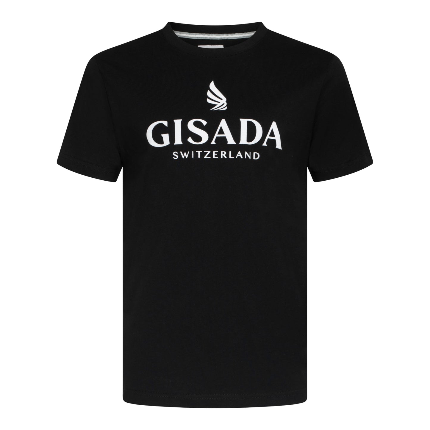 Regular Fit T-Shirt in Jersey Cotton with Flock Logo