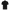 Black polo shirt with 3D Gisada logo – front view
