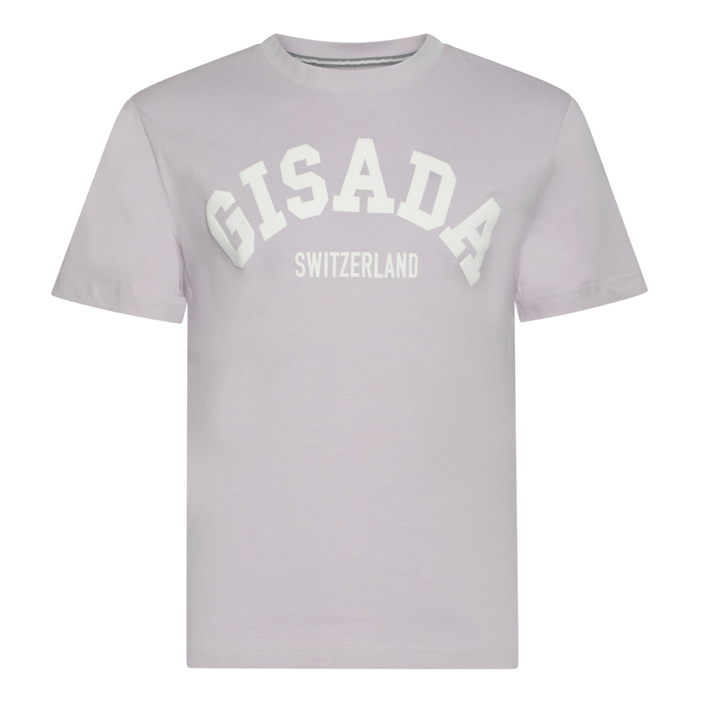 Premium pastel purple T-shirt with heavyweight cotton and bold logo