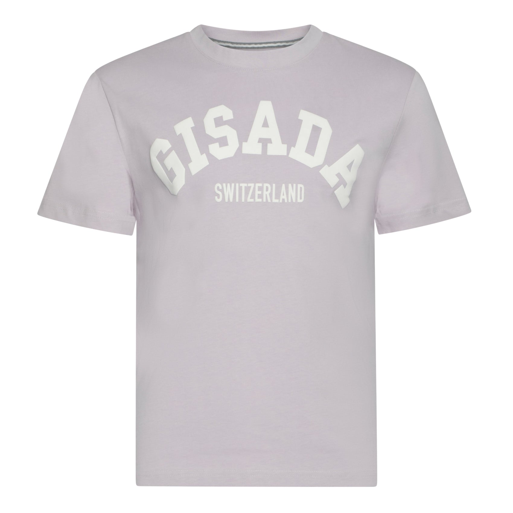 Premium pastel purple T-shirt with heavyweight cotton and bold logo