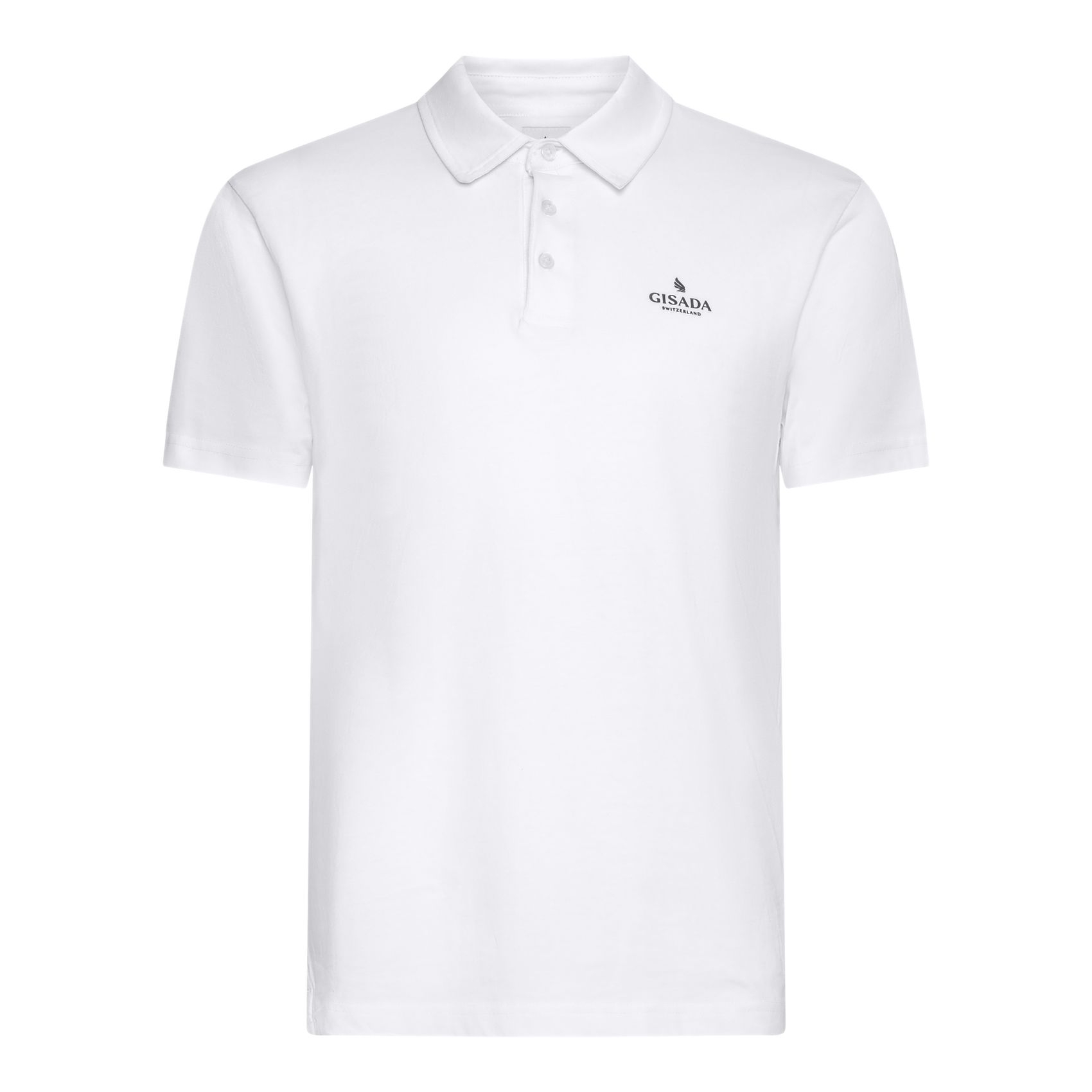 Regular Fit Polo in Jersey Cotton with 3D Logo Silicon Print Gisada Polo