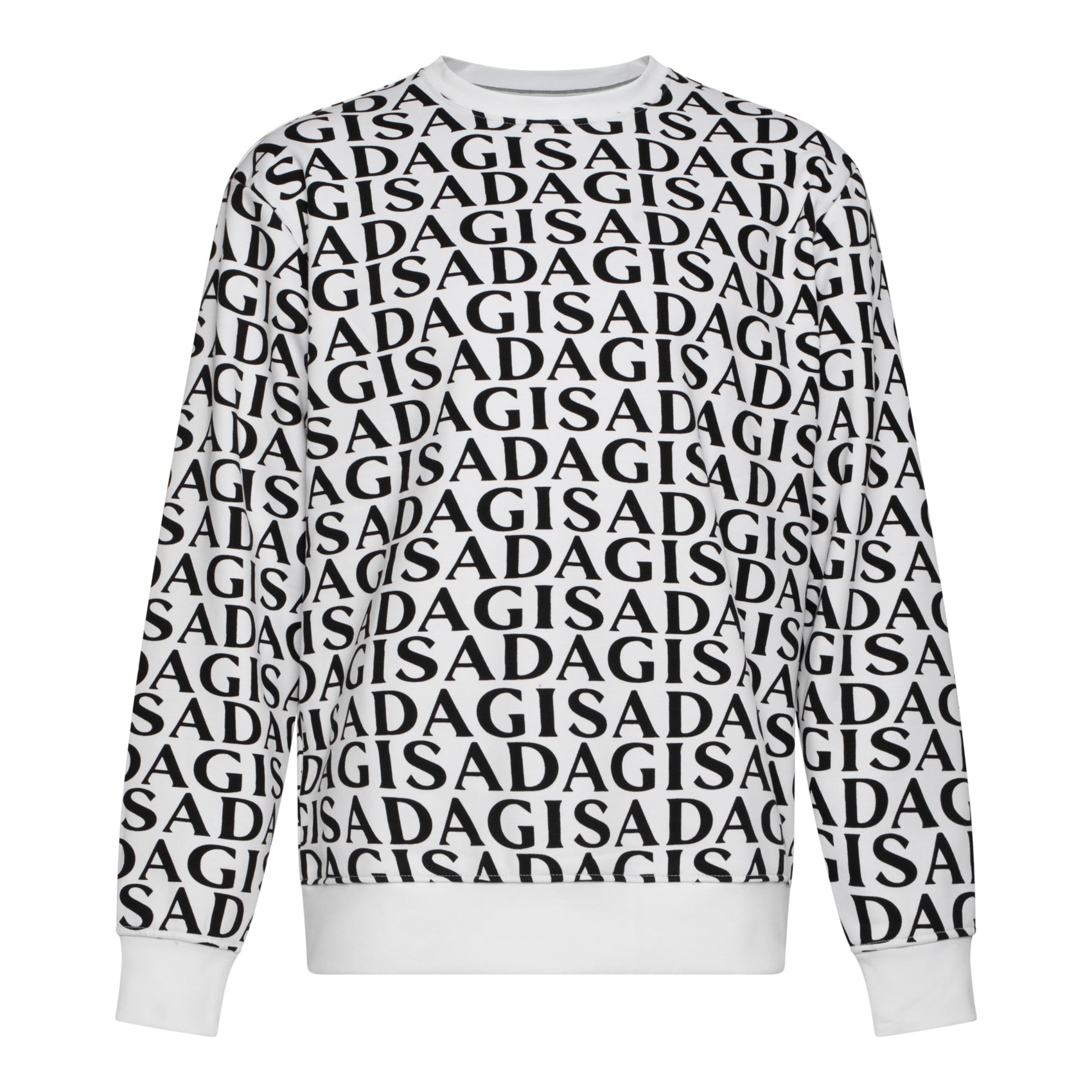 Regular Fit Sweatshirt aus mittelschwerer Baumwolle mit Alloverdruck
