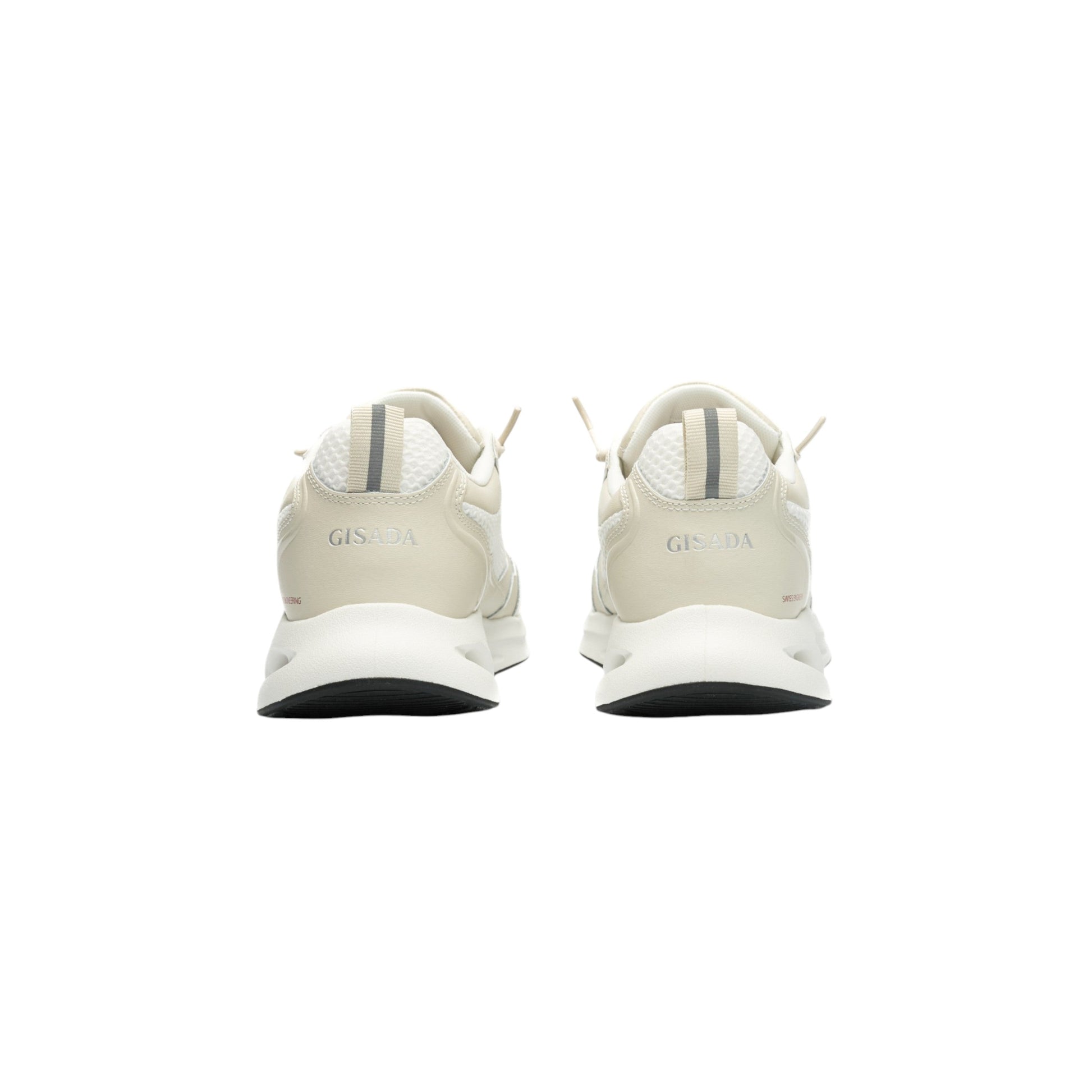 Back view of Gisada sneakers showcasing logo and heel detail