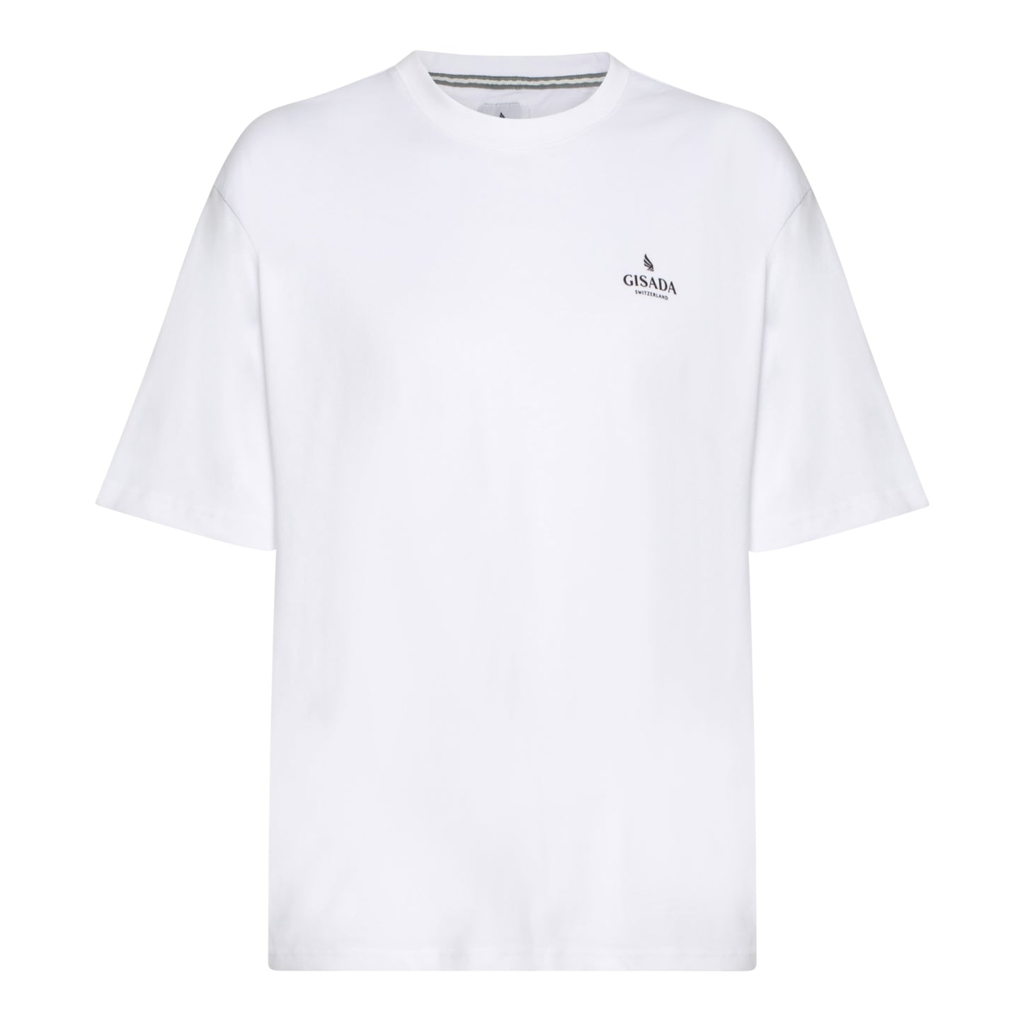 Regular Fit T-Shirt in Jersey Cotton with Small Silicon Logo
