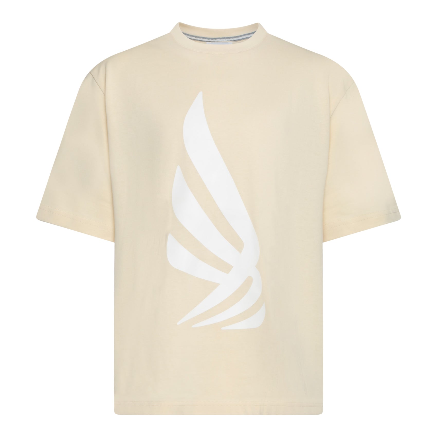 Oversized T-Shirt in Heavy Cotton with Silicon Printed Logo