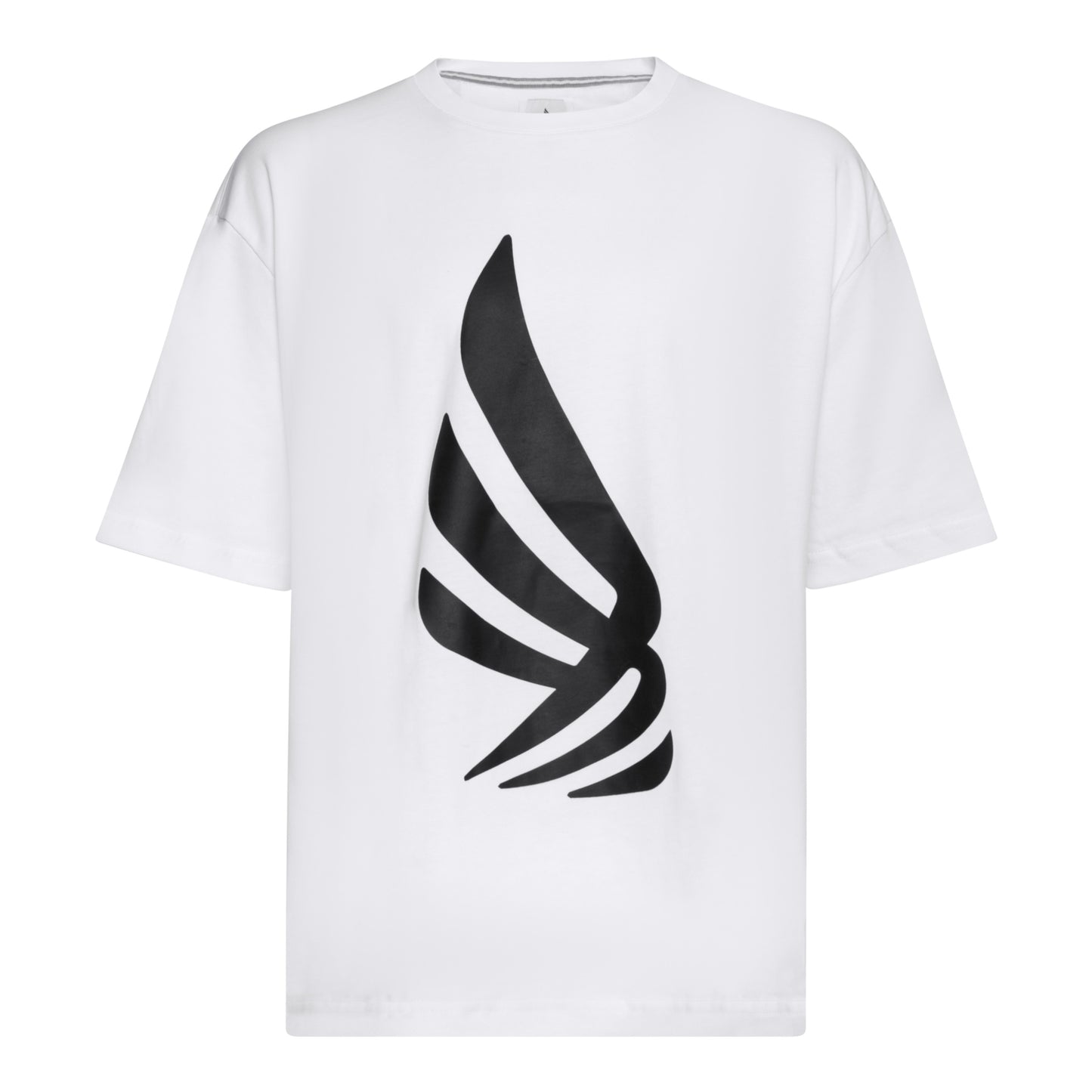 Oversized T-Shirt in Heavy Cotton with Silicon Printed Logo