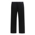 Front view of Gisada tapered black chinos for men