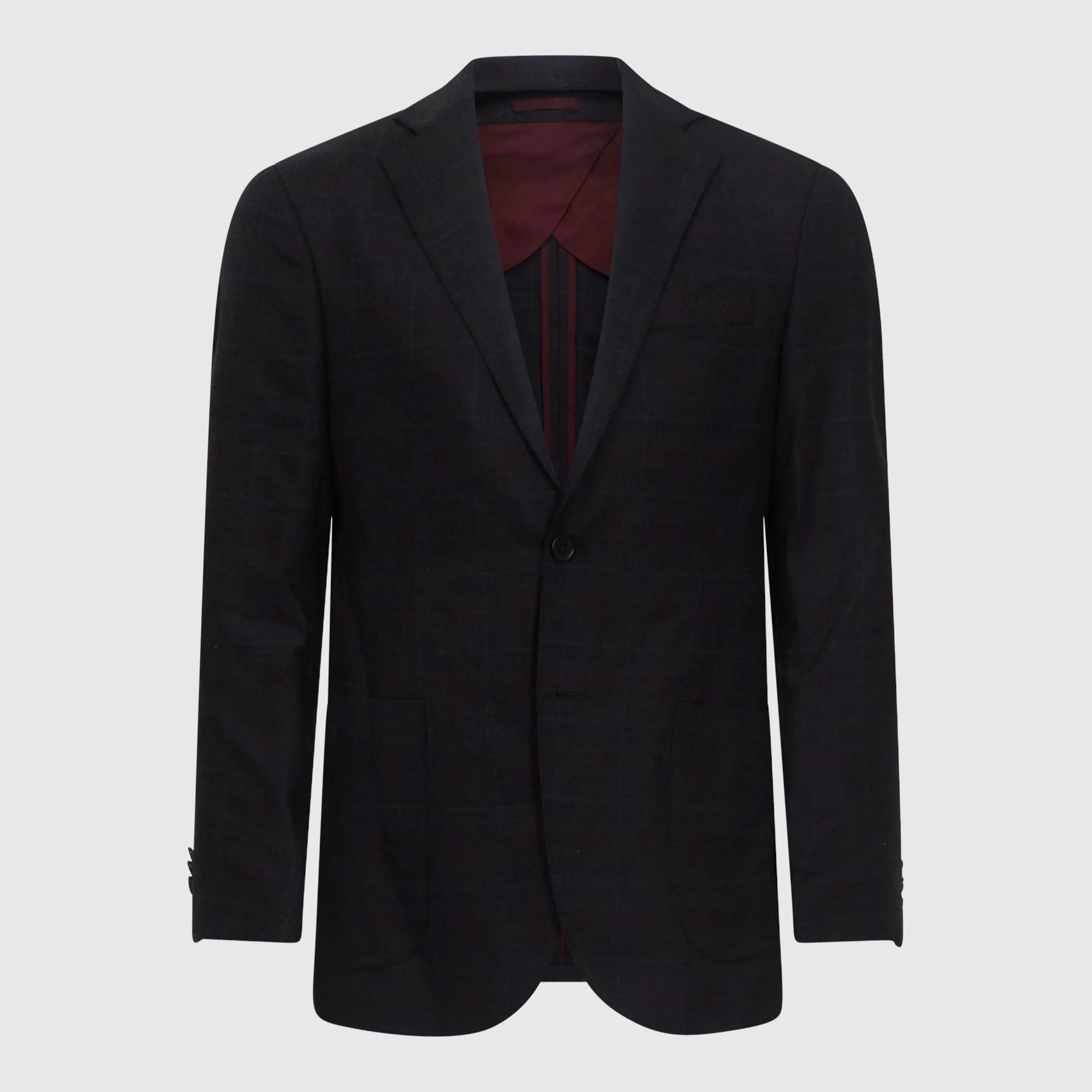 London Patterned Blazer in Luxe Wool Melange Gisada BLAZER