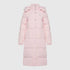 Long Puffer Down-Jacket with Detachable Hood and Logo Patch on Back Gisada Jacket