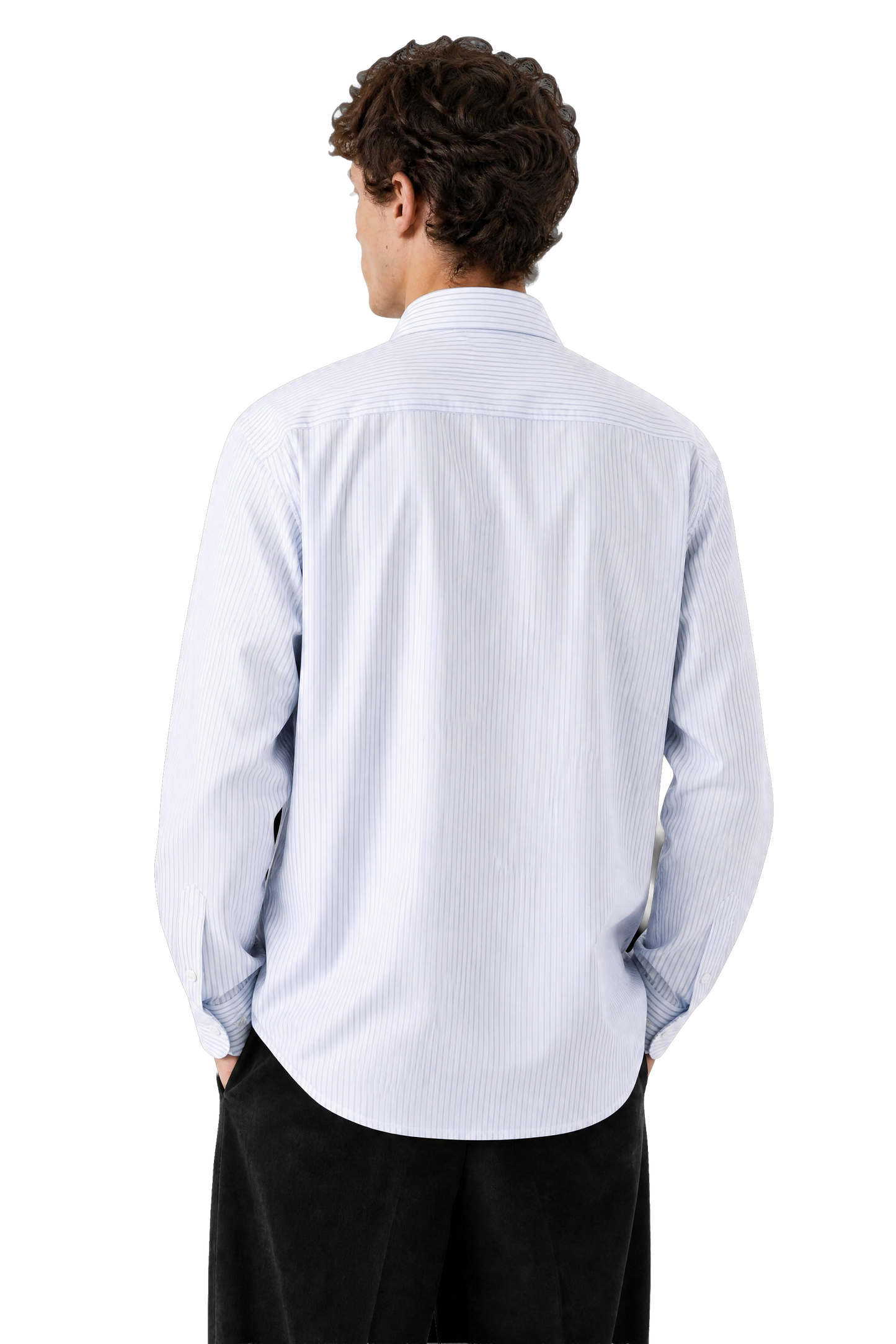 Striped Fine Cotton Poplin Shirt