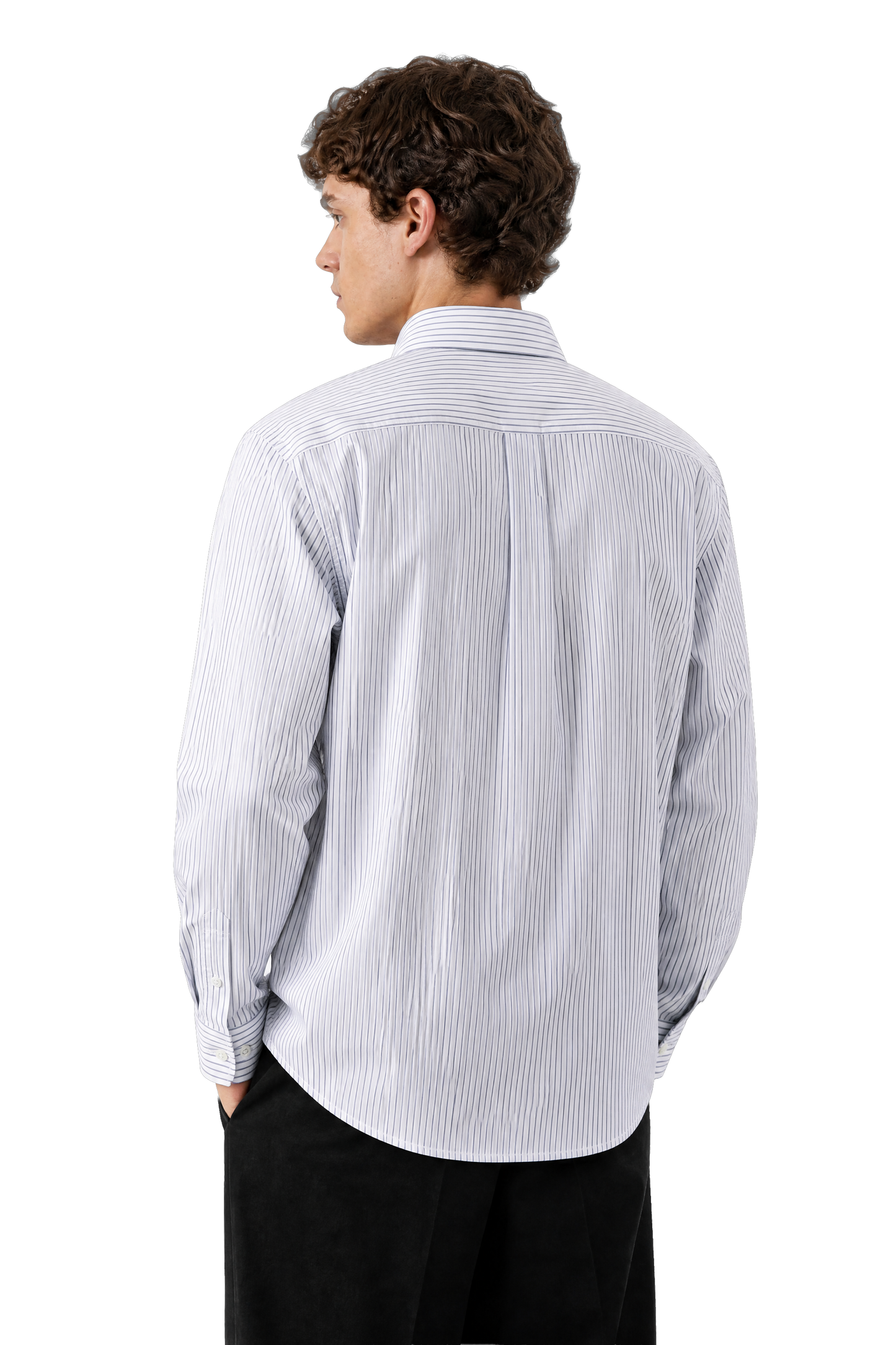 Striped Fine Cotton Poplin Shirt