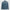 Back view showcasing the full all-over Gisada logo design on denim fabric