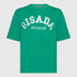 Oversized T-Shirt in Heavy Cotton with College Print - Gisada.com