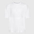 Oversized T-Shirt in Heavy Cotton with Embossed Logo - Gisada.com