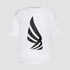 Oversized T-Shirt in Heavy Cotton with Silicon Printed Logo - Gisada.com
