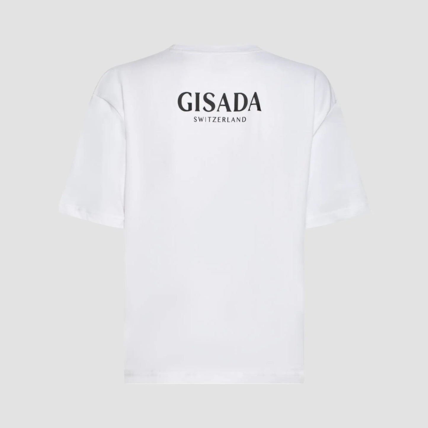Oversized T-Shirt in Heavy Cotton with Silicon Printed Logo - Gisada.com