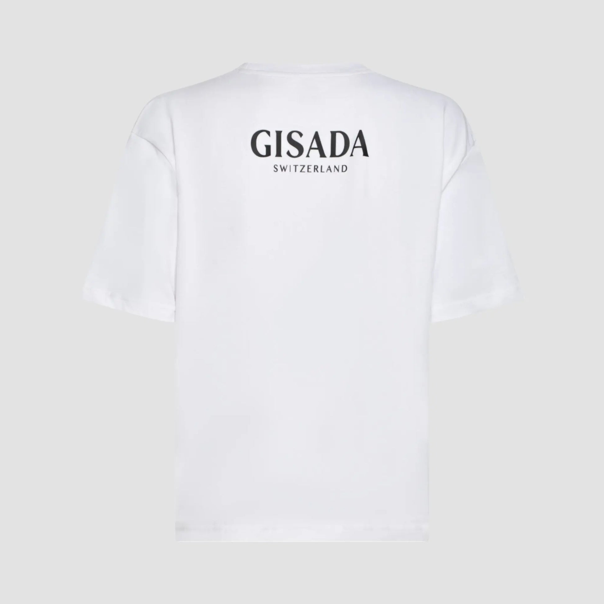 Oversized T-Shirt in Heavy Cotton with Silicon Printed Logo - Gisada.com