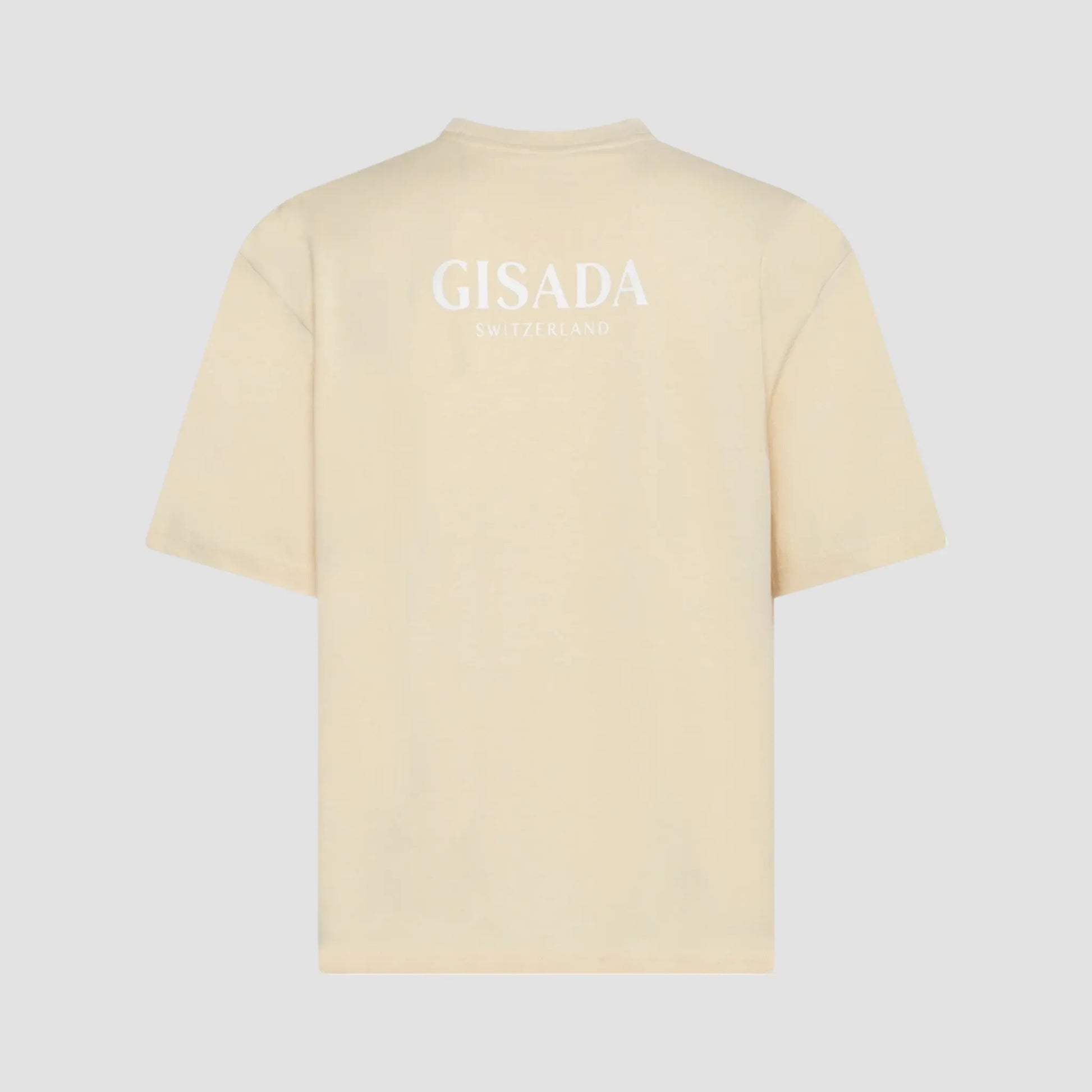 Oversized T-Shirt in Heavy Cotton with Silicon Printed Logo - Gisada.com