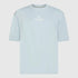 Oversized T-Shirt in Heavy Cotton with Small Central Printed Logo - Gisada.com