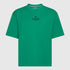 Oversized T-Shirt in Heavy Cotton with Small Central Printed Logo - Gisada.com
