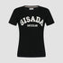 Oversized T-Shirt in Jersey Cotton with Flock Print - Gisada.com