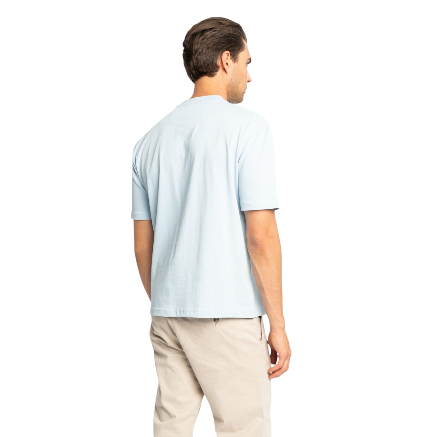 Oversized T-Shirt in Heavy Cotton with College Print