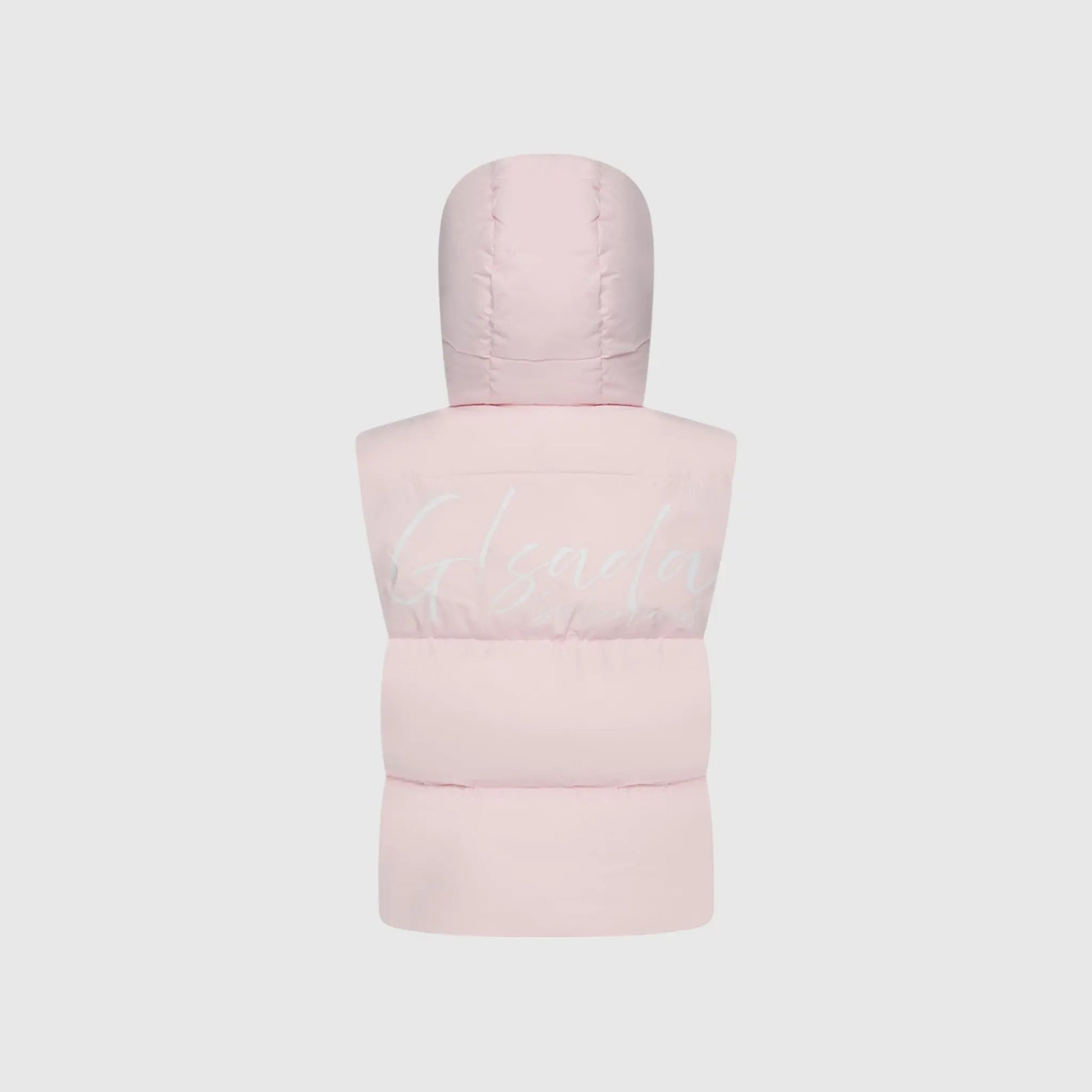 Puffer Gilet with Detachable Hood and Logo Print Gisada Jacket