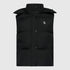 Puffer Gilet with Detachable Hood and Logo Print Gisada Jacket