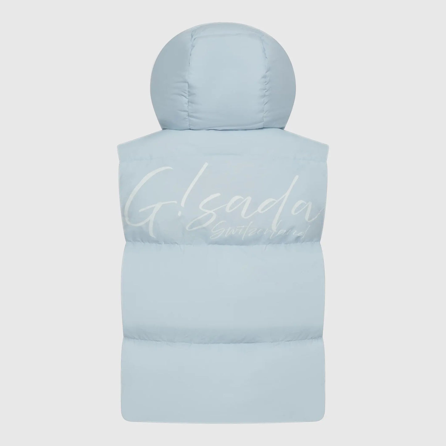 Puffer Gilet with Detachable Hood and Logo Print Gisada Jacket