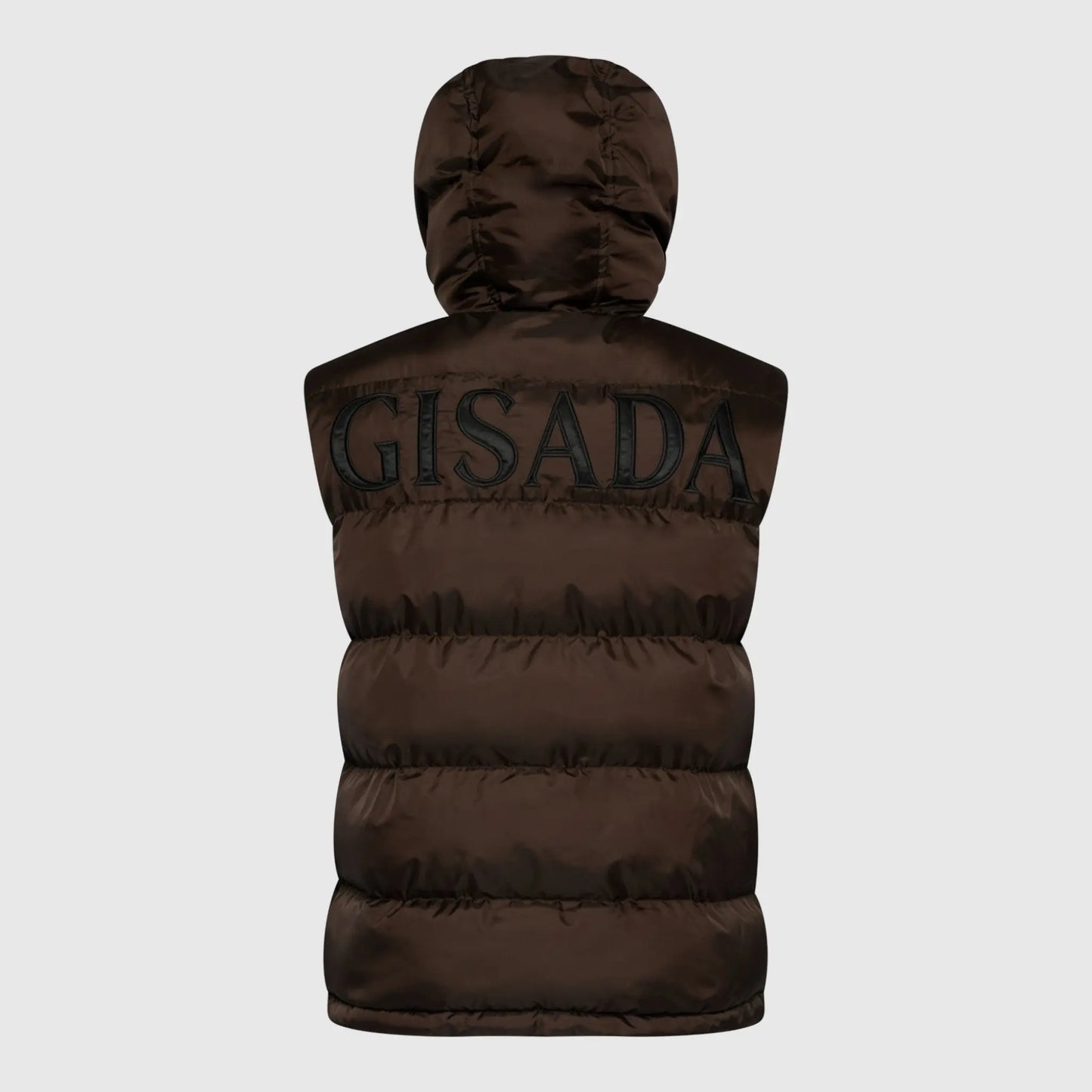 Puffer Gilet with Logo Patch on Back Gisada Jacket