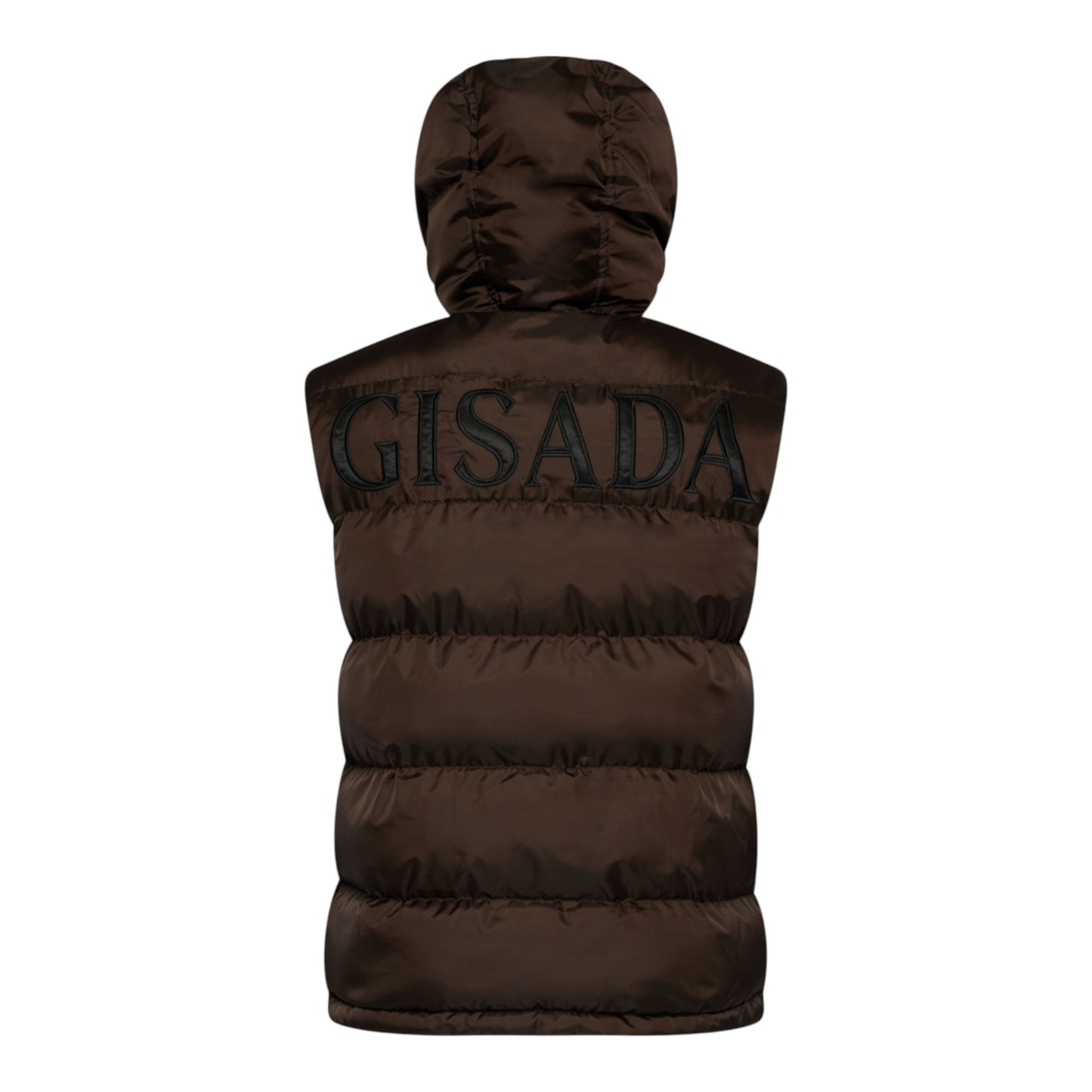 Puffer Gilet with Logo Patch on Back