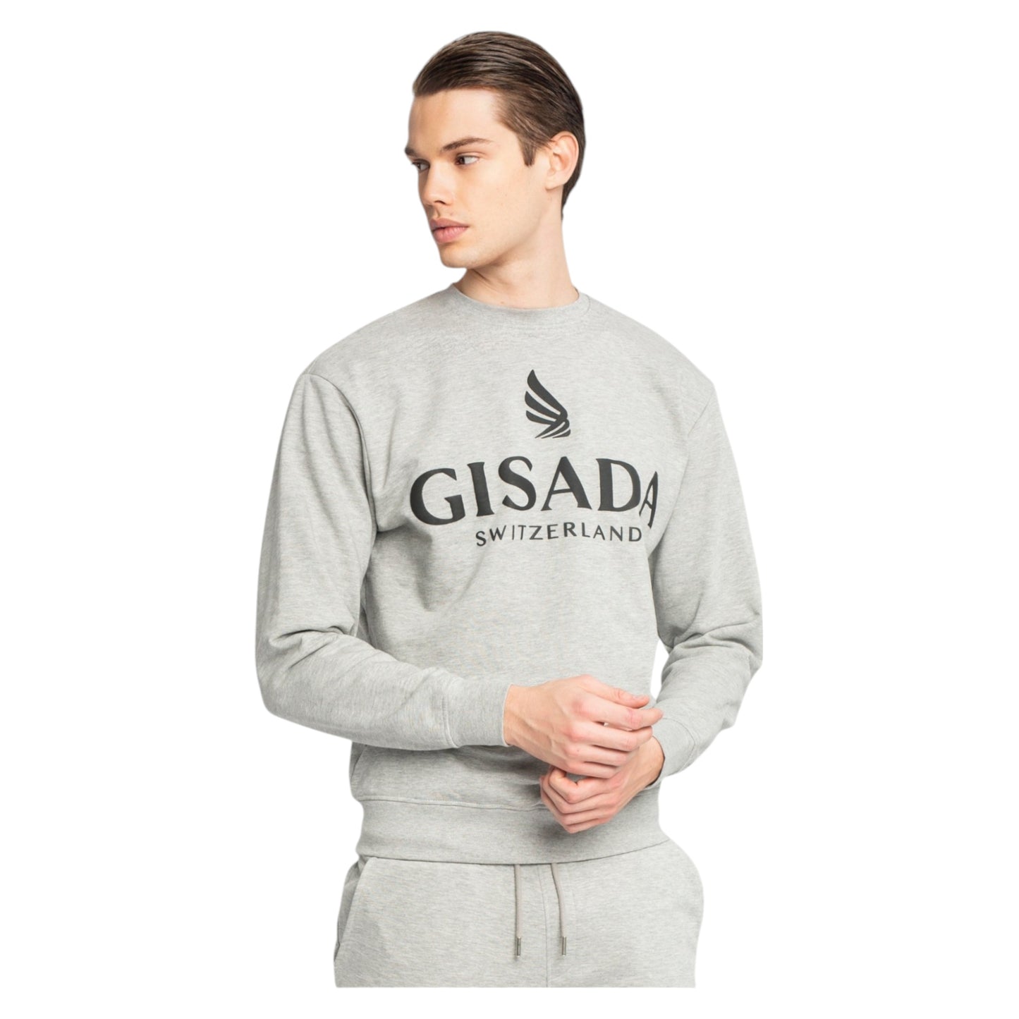 Regular Fit Sweatshirt aus mittelschwerer Baumwolle mit Logo-Puffprint