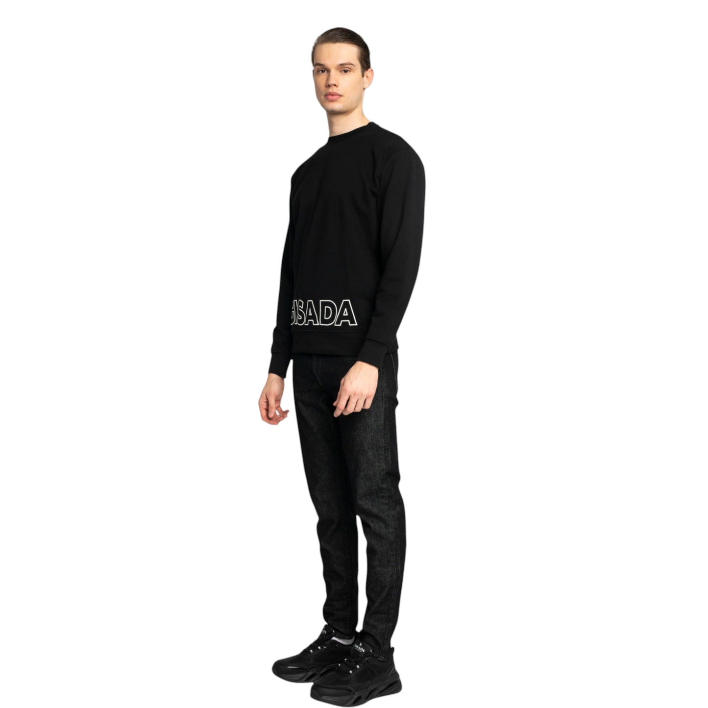 Regular Fit Sweatshirt aus mittelschwerer Baumwolle mit Puffprint