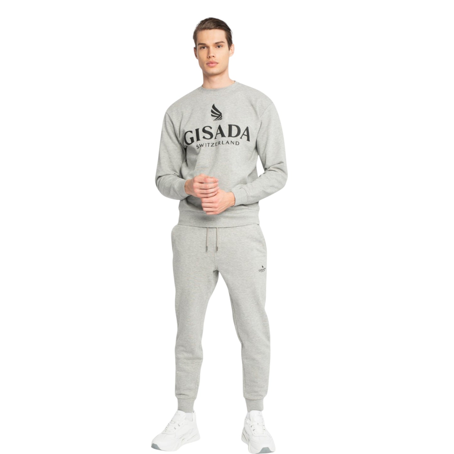Regular Fit Sweatshirt aus mittelschwerer Baumwolle mit Logo-Puffprint