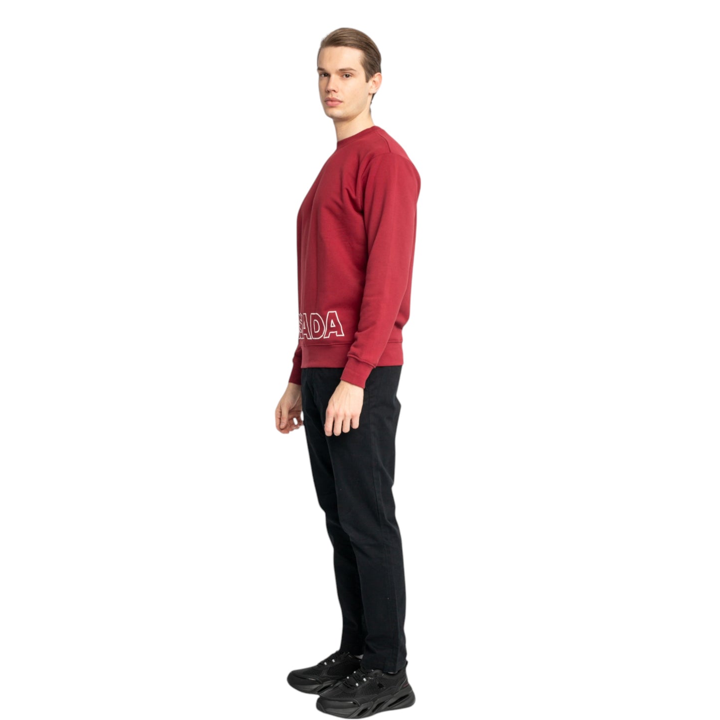 Regular Fit Sweatshirt aus mittelschwerer Baumwolle mit Puffprint