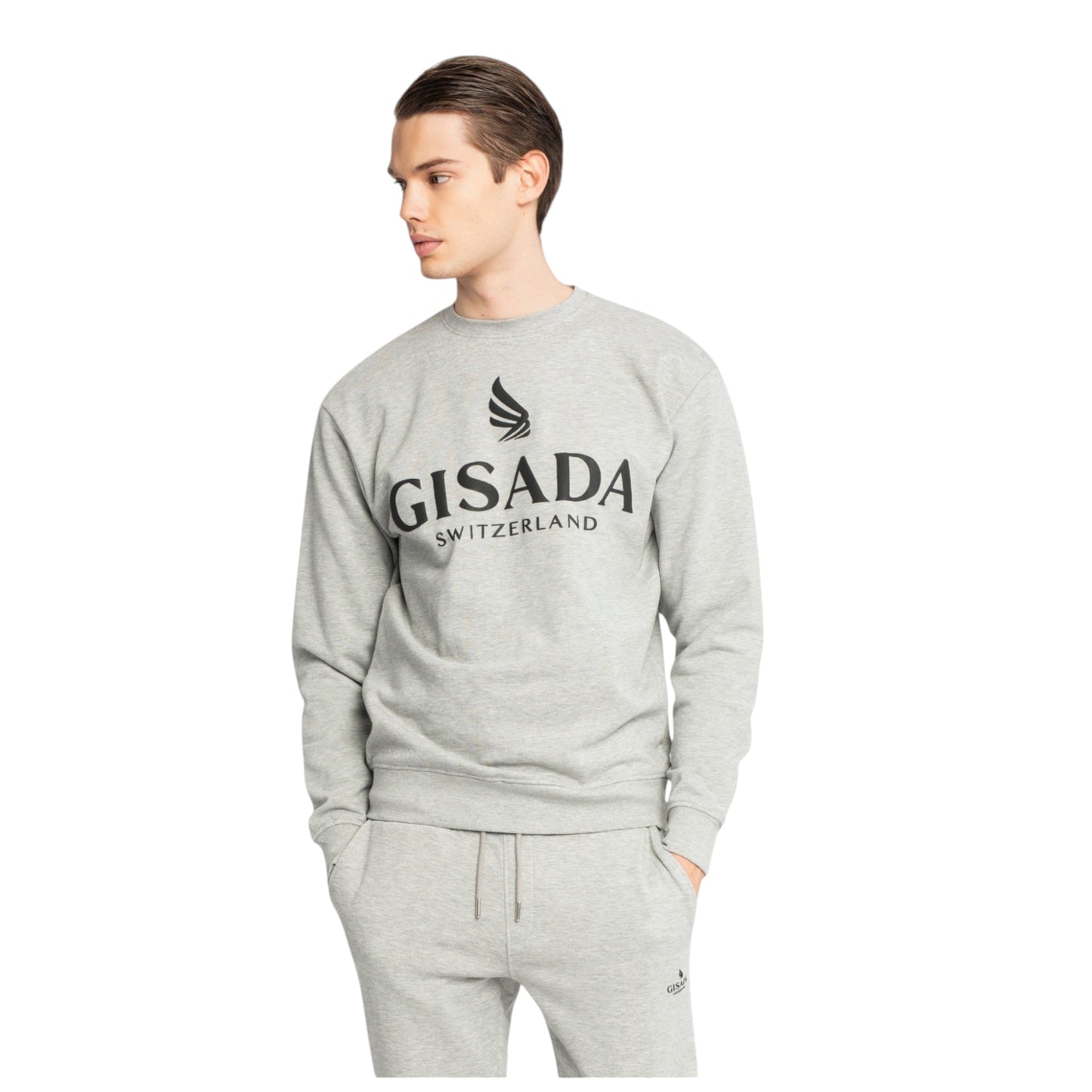 Regular Fit Sweatshirt aus mittelschwerer Baumwolle mit Logo-Puffprint