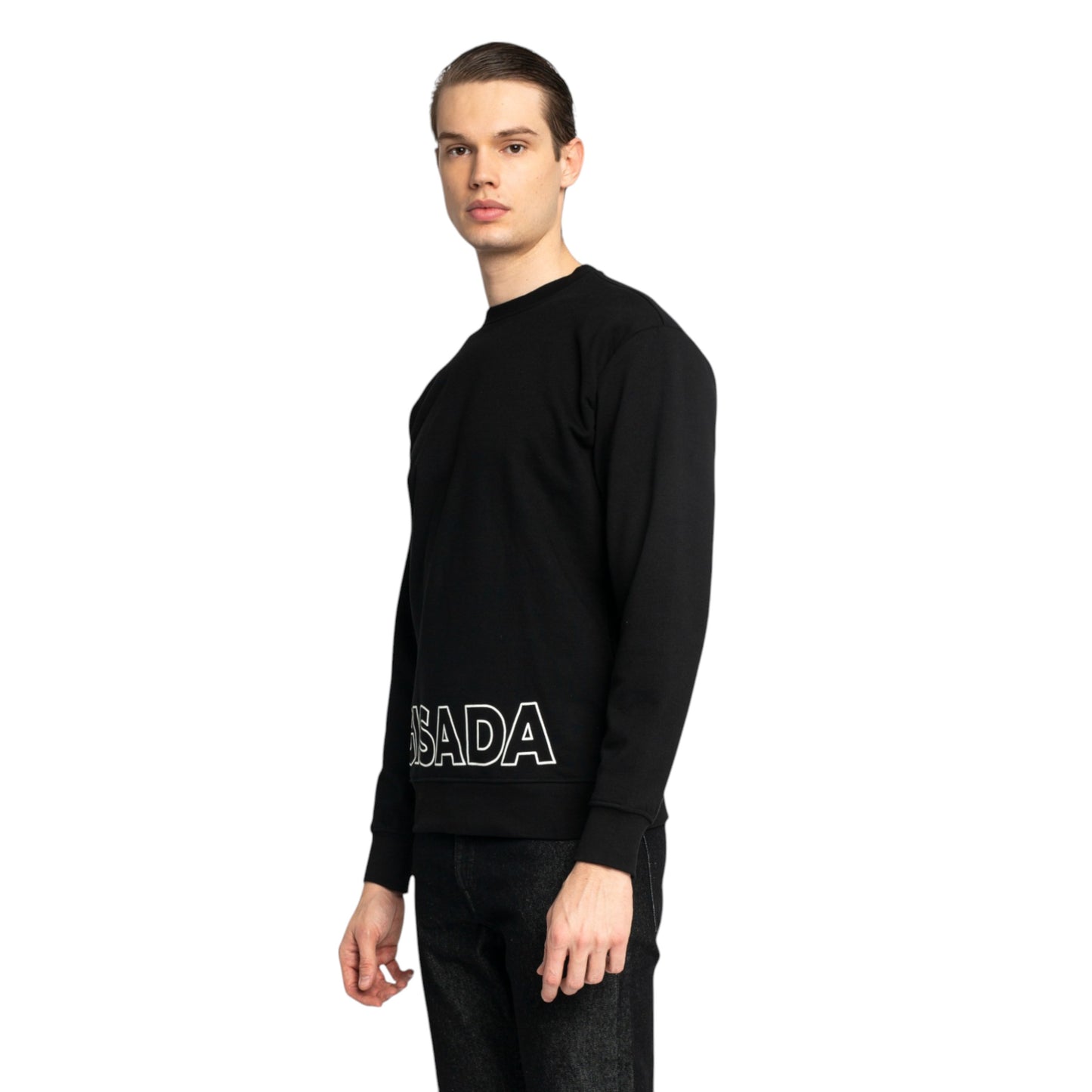 Regular Fit Sweatshirt aus mittelschwerer Baumwolle mit Puffprint