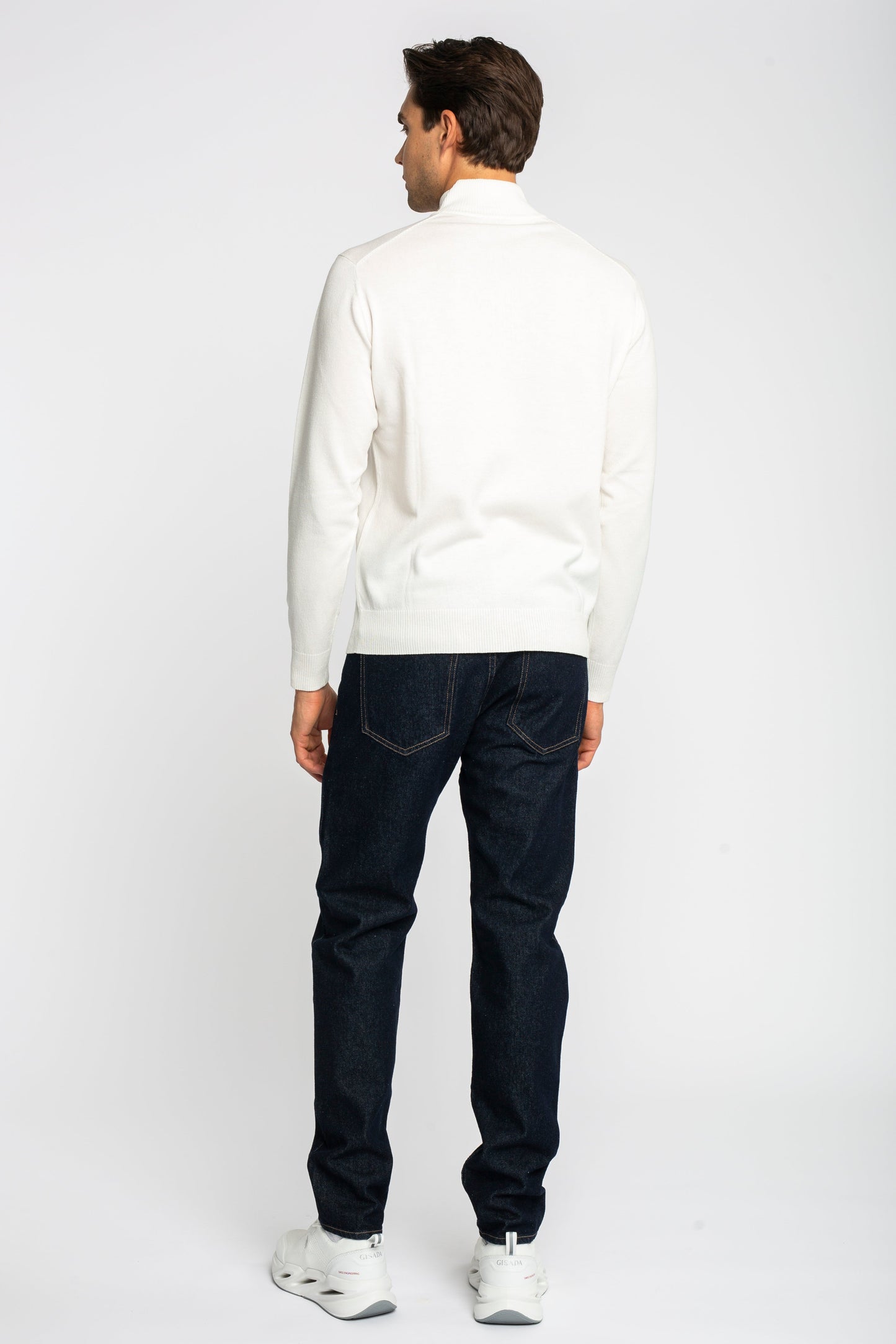 Regular Fit Half Zip Pullover Gisada Knitwear