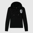 Regular Fit Hoodie in Midweight Cotton with Patch Print Gisada Hoodie