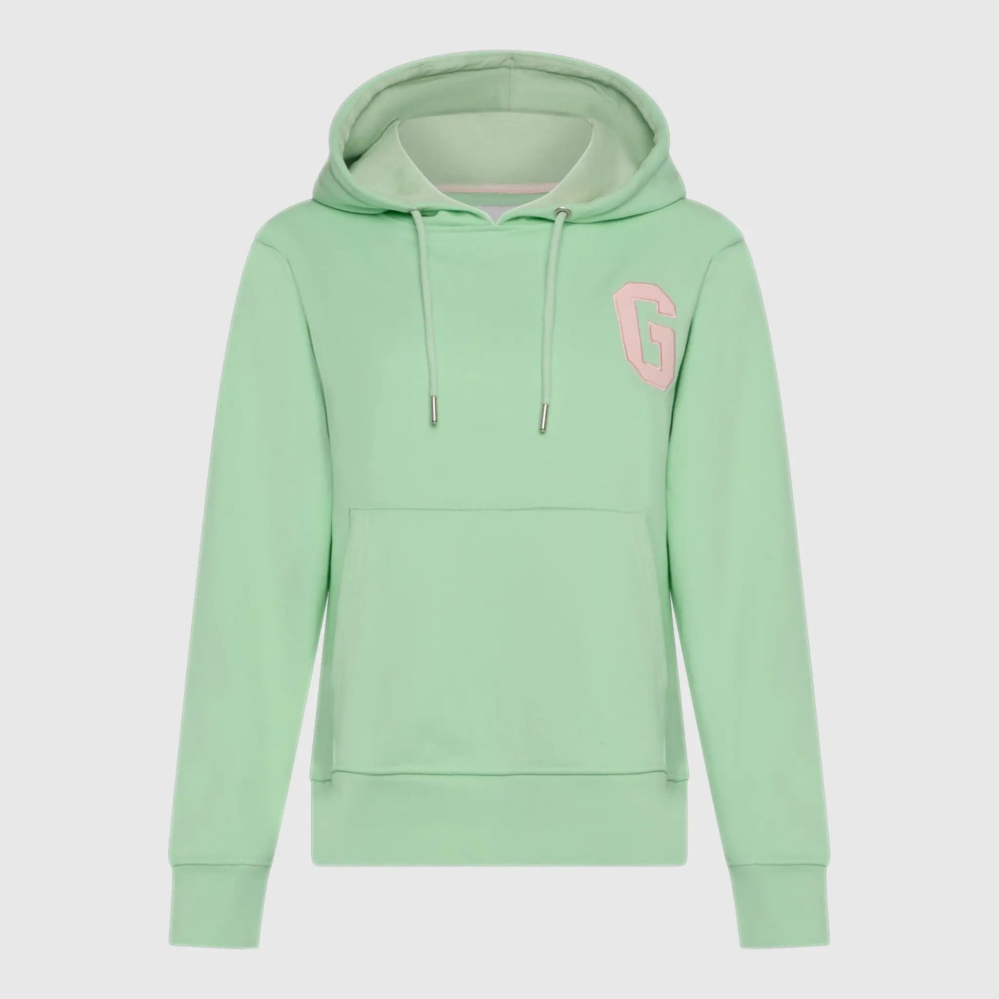 Regular Fit Hoodie in Midweight Cotton with Patch Print - Gisada.com