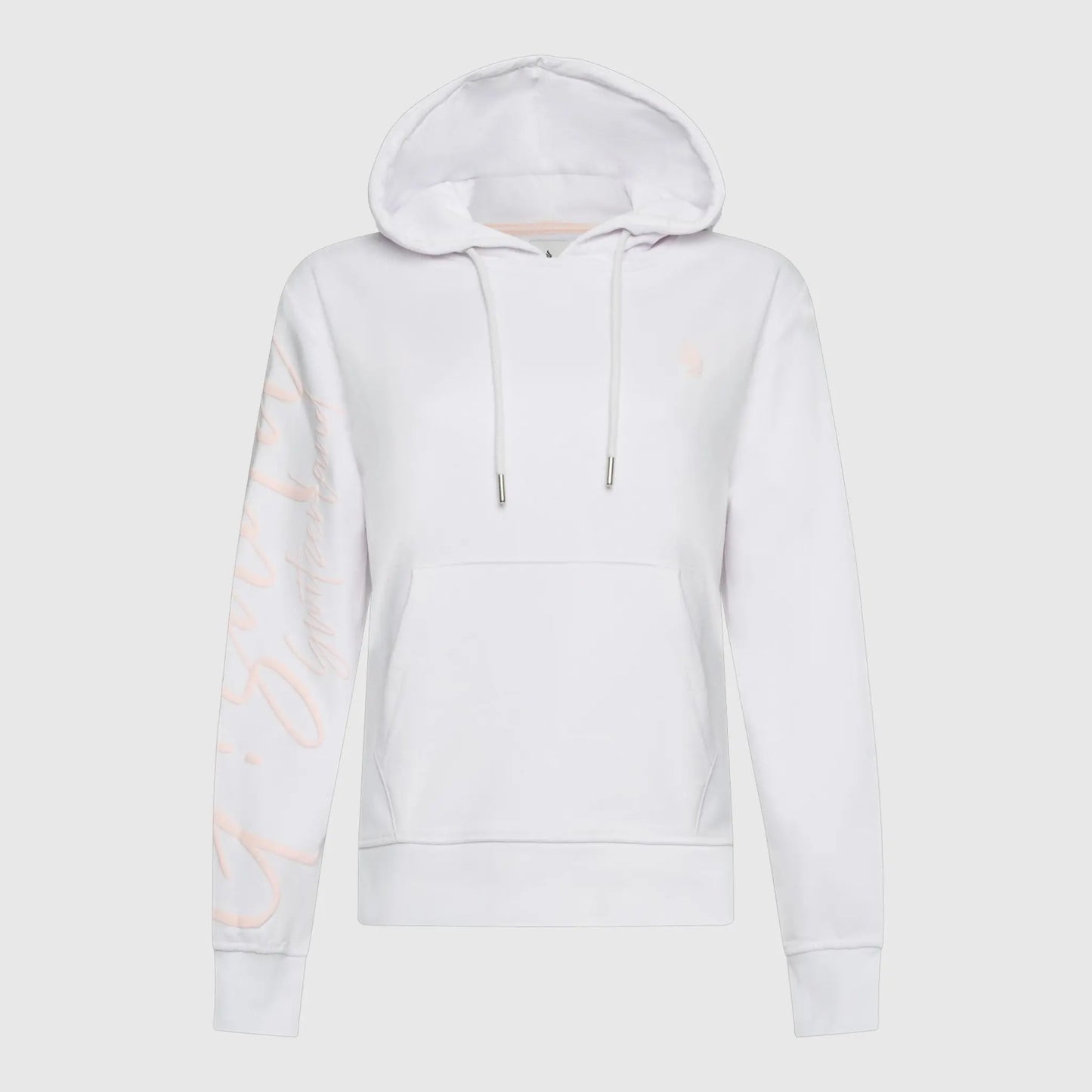 Regular Fit Hoodie in Midweight Cotton with Puff Print Gisada Hoodie