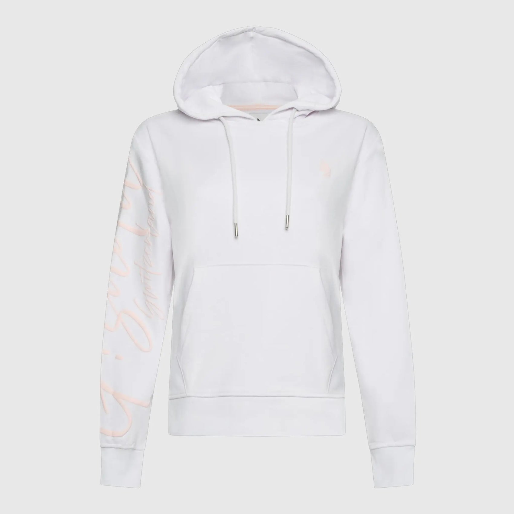 Regular Fit Hoodie in Midweight Cotton with Puff Print Gisada Hoodie